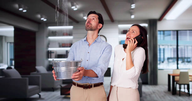 Water damage restoration process in Mineral Ridge, OH